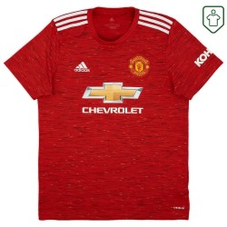 Men's Manchester United 2020/21 Home Retro Shirt B. Fernandes #18