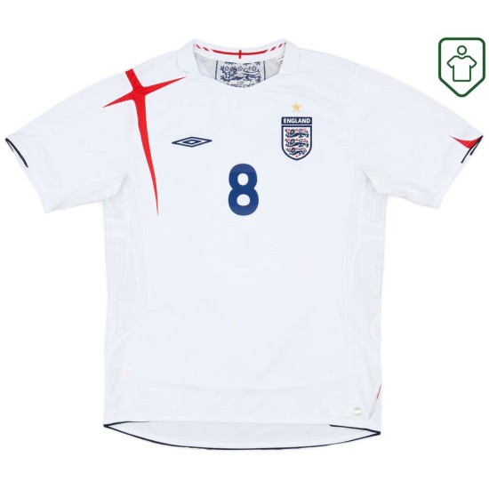 Men's England 2005/07 Home Retro Shirt Lampard #8 Men's England 2005/07 Home Retro Shirt Lampard #8