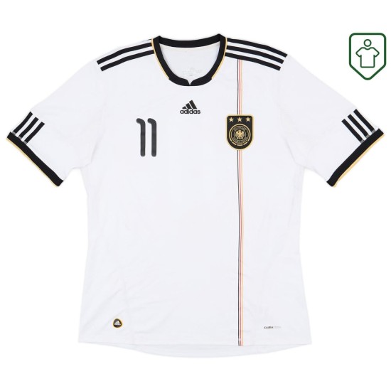 Men's Germany 2010/11 Home Retro Shirt Klose #11