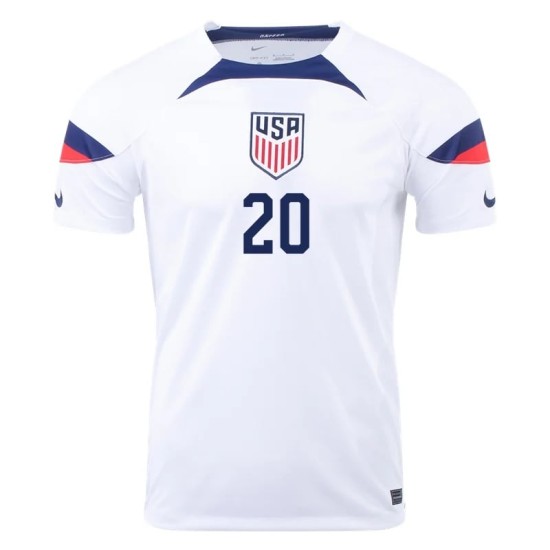 Jesus Ferreira #20 USMNT Home Jersey World Cup 2022