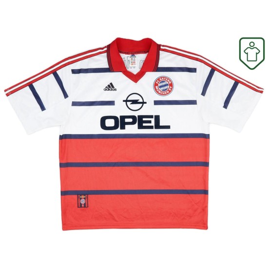 Men's Bayern Munich 1998/00 Away Retro Shirt Matthäus #10