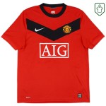 Men's Manchester United 2009/10 Home Retro Shirt Rooney #10