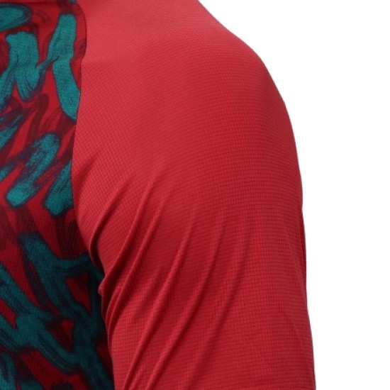 Kid's Portugal 2026 Third World Cup Pre Match Shirt - Red Kid's Portugal 2026 Third World Cup Pre Match Shirt - Red