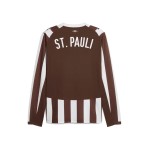 Men's FC St. Pauli 2025/26 Home Long Sleeve Shirt Men's FC St. Pauli 2025/26 Home Long Sleeve Shirt