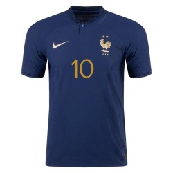 Kylian Mbappe #10 France Home Jersey World Cup 2022 Kylian Mbappe #10 France Home Jersey World Cup 2022