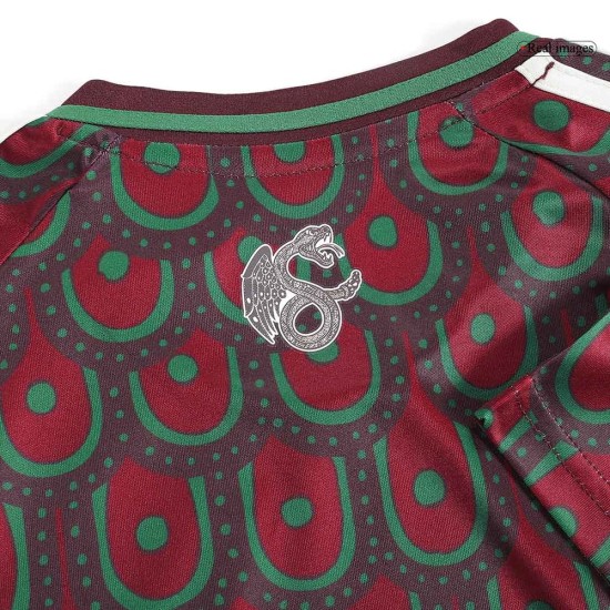 Kid's Mexico Home Jersey+Shorts Copa America 2024