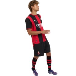Kid's Milan 2026/27 Home Shorts - Black Kid's Milan 2026/27 Home Shorts - Black