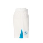 Women's Napoli 2024/25 Home Shorts - White/Sky Blue Women's Napoli 2024/25 Home Shorts - White/Sky Blue