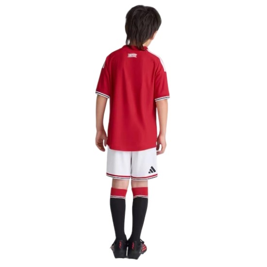 Kid's Manchester United 2026/27 Home Shorts - White Kid's Manchester United 2026/27 Home Shorts - White
