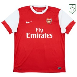 Men's Arsenal 2010/11 Home Retro Shirt Fabregas #4 Men's Arsenal 2010/11 Home Retro Shirt Fabregas #4