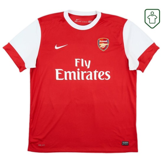 Men's Arsenal 2010/11 Home Retro Shirt Fabregas #4