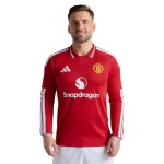 Kid's Manchester United 2026/27 Home Long Sleeve Shirt Kid's Manchester United 2026/27 Home Long Sleeve Shirt