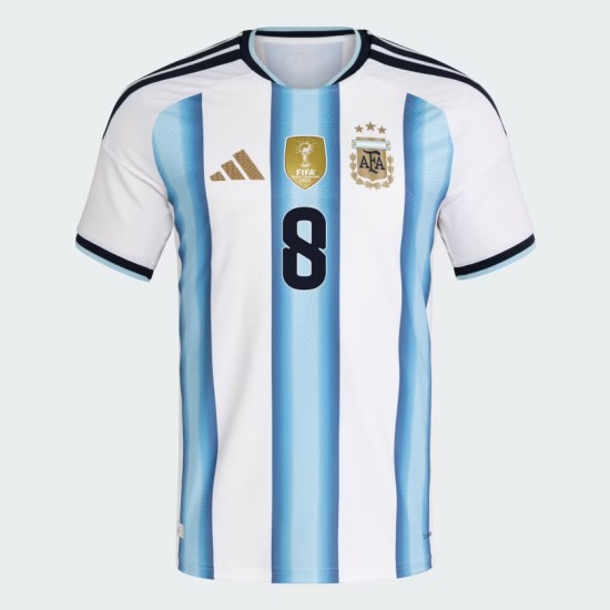 Women's Argentina 2026 Home Authentic World Cup Shirt E. FERNÁNDEZ #8