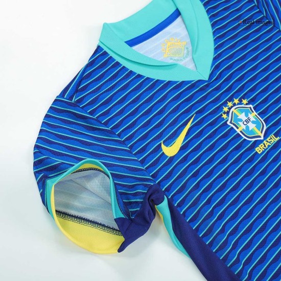 Kid's Brazil Away Jersey+Shorts Copa America 2024