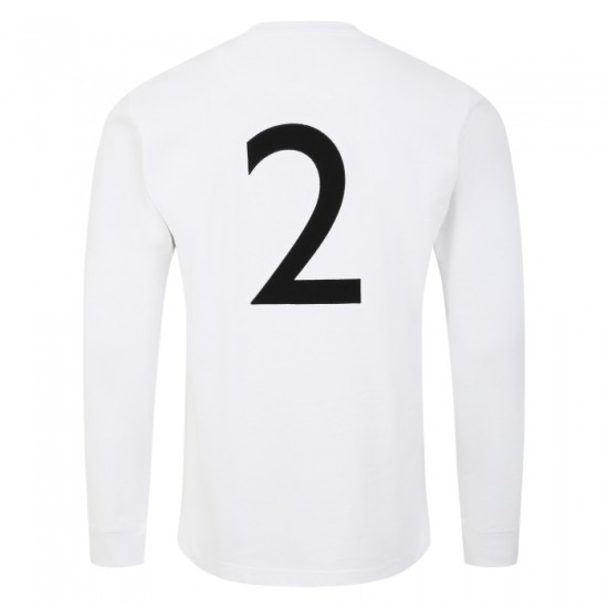 Kid's Fulham 1966/67 Home Retro Long Sleeve Shirt #2 Kid's Fulham 1966/67 Home Retro Long Sleeve Shirt #2