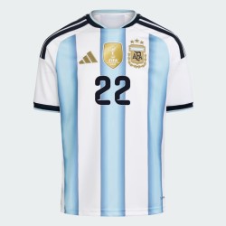 Men's Argentina 2026 Home Authentic World Cup Shirt L. MARTÍNEZ #22