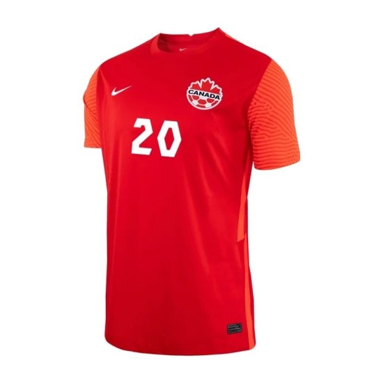 Jonathan David #20 Canada Home Jersey World Cup 2022 Jonathan David #20 Canada Home Jersey World Cup 2022