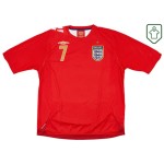 Men's England 2006/08 Away Retro Shirt Beckham #7 Men's England 2006/08 Away Retro Shirt Beckham #7