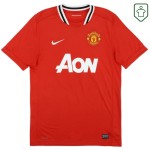 Men's Manchester United 2011/12 Home Retro Shirt Rooney #10