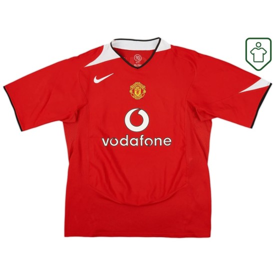 Men's Manchester United 2004/06 Home Retro Shirt Rooney #8