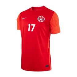 Cyle Larin #17 Canada Home Jersey World Cup 2022
