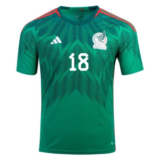 Andres Guardado #18 Mexico Home Jersey World Cup 2022 Andres Guardado #18 Mexico Home Jersey World Cup 2022