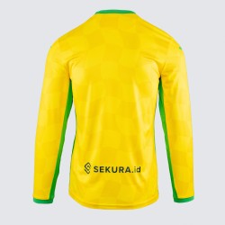 Men's Norwich City 2024/25 Home Long Sleeve Shirt