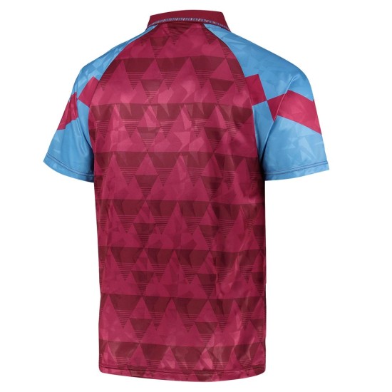 Women's Aston Villa 1990 Retro Shirt - Red