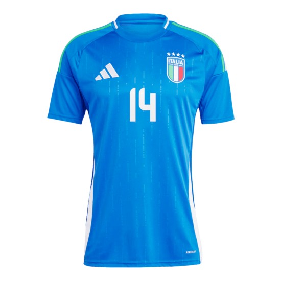 Federico Chiesa #14 Italy Home Jersey EURO 2024