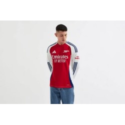 Men's Arsenal 2024/25 Home Long Sleeve Shirt Men's Arsenal 2024/25 Home Long Sleeve Shirt