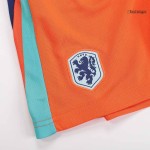 Kid's Netherlands Home Jersey+Shorts EURO 2024