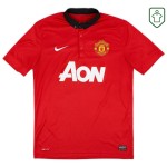 Men's Manchester United 2013/14 Home Retro Shirt Chicharito #14