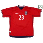 Men's England 2002/04 Away Retro Shirt Rooney #23