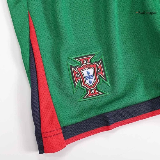 Kid's Portugal Home Jersey+Shorts EURO 2024