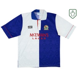 Men's Blackburn Rovers 1992/94 Home Retro Shirt #6