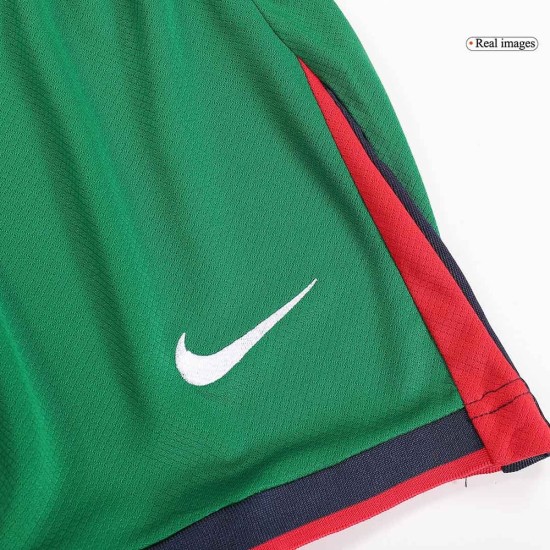 Kid's Portugal Home Jersey+Shorts EURO 2024