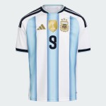 Kid's Argentina 2026 Home Authentic World Cup Shirt J. ALVAREZ #9