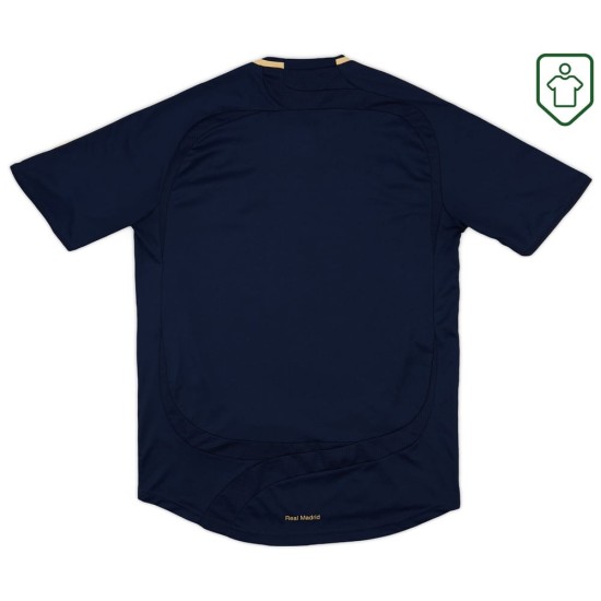 Men's Real Madrid 2007/08 Away Retro Shirt Black Men's Real Madrid 2007/08 Away Retro Shirt Black