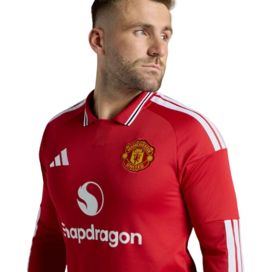 Kid's Manchester United 2026/27 Home Long Sleeve Shirt Kid's Manchester United 2026/27 Home Long Sleeve Shirt