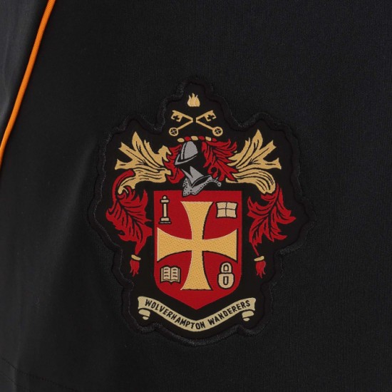 Men's Wolverhampton Wanderers 2026/27 Home Shorts - Black Men's Wolverhampton Wanderers 2026/27 Home Shorts - Black