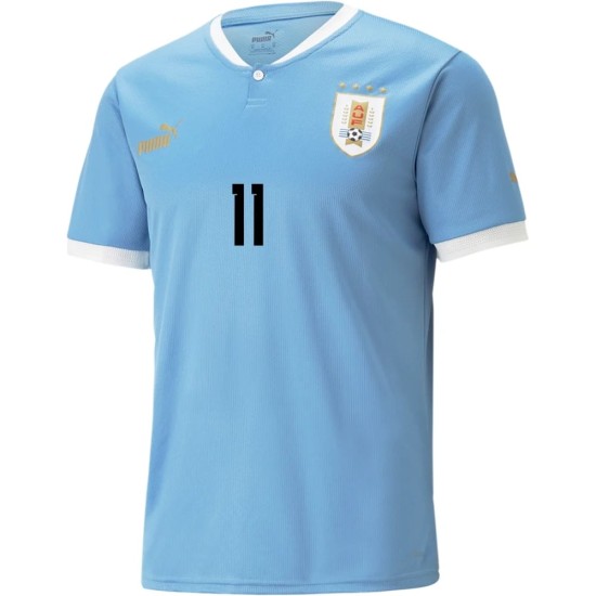 Darwin Nunez #11 Uruguay Home Jersey World Cup 2022