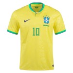 Pele #10 Brazil Home Jersey World Cup 2022 Pele #10 Brazil Home Jersey World Cup 2022