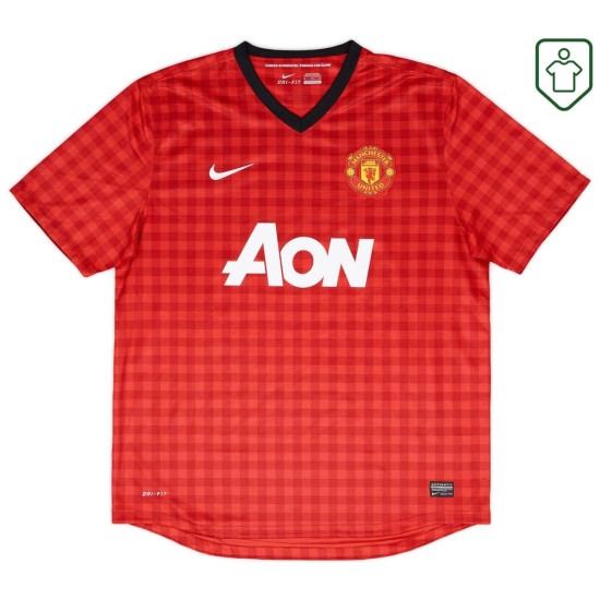 Men's Manchester United 2012/13 Home Retro Shirt Rooney #10