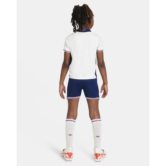 Kid's England Home Jersey+Shorts EURO 2024