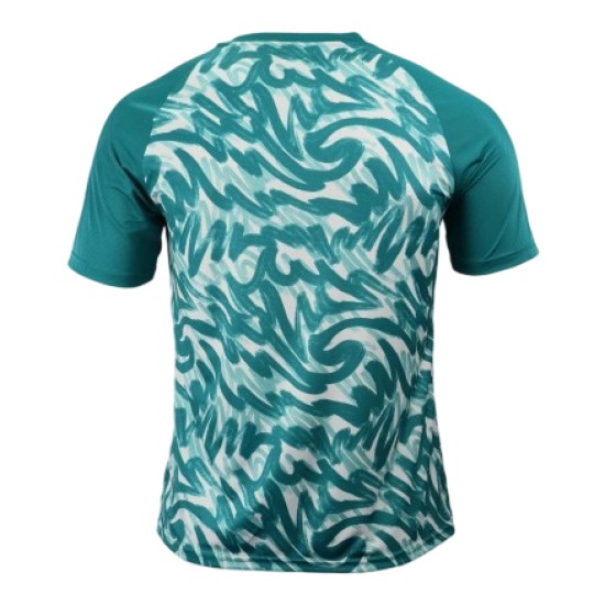 Kid's Portugal 2026 Third World Cup Pre Match Shirt - Green Kid's Portugal 2026 Third World Cup Pre Match Shirt - Green