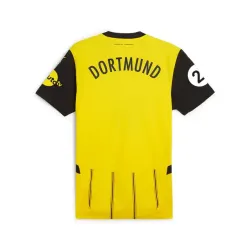 Men's BVB Borussia Dortmund 2024/25 Home Women's Football Team Shirt
