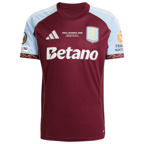 Kid's Aston Villa 2025/26 UEFA Europa League Winners Shirt Kid's Aston Villa 2025/26 UEFA Europa League Winners Shirt