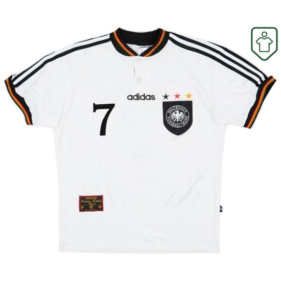 Men's Germany 1996/98 Home Retro Shirt Möller #7