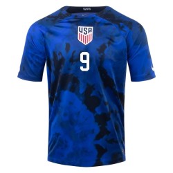 Ricardo Pepi #9 USMNT Away Jersey World Cup 2022