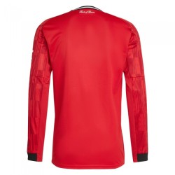 Women's Manchester United 2025/26 Home Long Sleeve Shirt